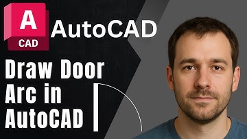 AutoCAD: How to Draw an Arc for Doors (Door Swing Arc Tutorial)