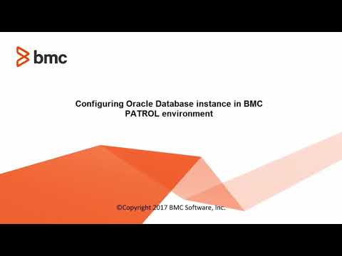 BMC TSOM Patrol:  How to Configure an Oracle Database Instance for Monitoring in PATROL environment