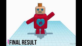 How to Make Robot in TinkerCad | Time-lapse | Made In TinkerCad | Dreamworld 3D