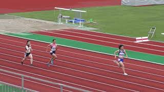 2020 秋田県高校陸上県北支部大会 女子 200m 予選2組