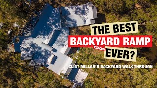 The Best Backyard BMX Ramp Setup EVER Clint Millar's Backyard Walk Through