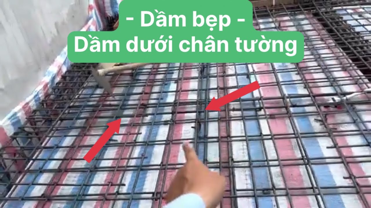 Dầm bẹp - Dầm dưới chân tường nhỏ chịu ứng xuất cục bộ cho sàn - Kho Tư liệu Xây dựng