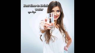 8 best time to drink water #youtubeshort #healthylifestyle