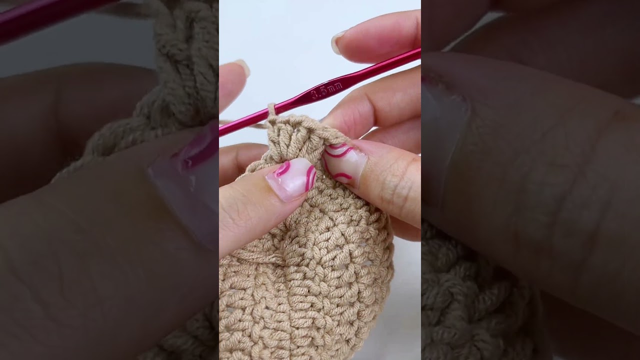 Beginner crochet bra cup tutorial #crochetersoftiktok #crochettutoria, crochet  cup tutorial