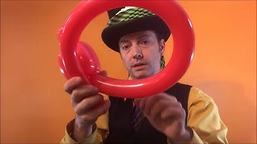 Balloon Twisting Lesson Tutorial #60 Parrot On A Swing