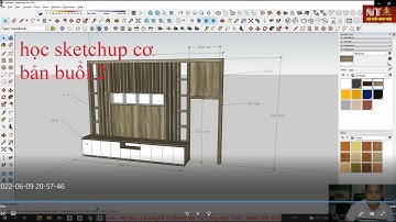 học sketchup cơ bản buổi 2