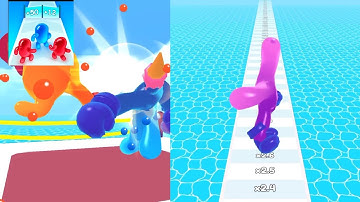 Join Blob Clash 3d _ Gameplay levels 1-15 top video walkthrough (ios Android)
