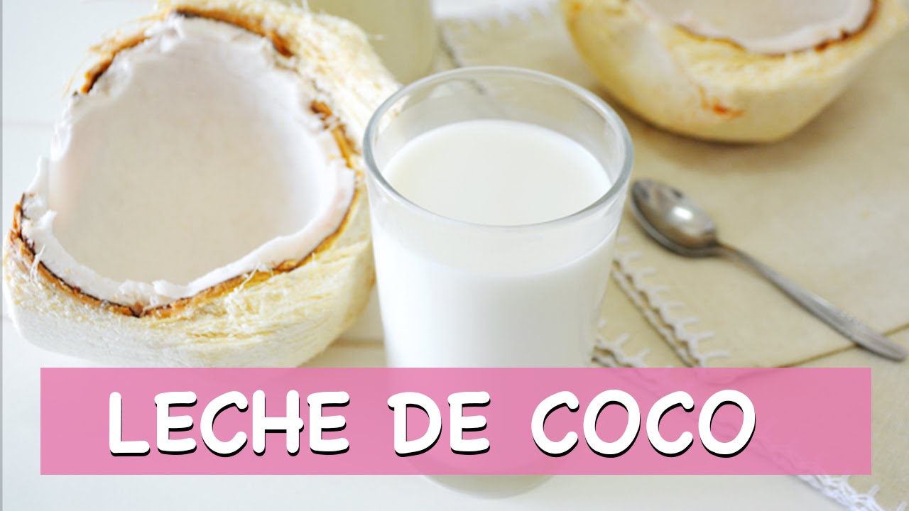 Arriba 35+ imagen receta para hacer leche de coco