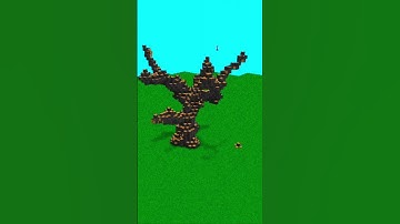 How to Build a Custom Tree🌳✨||🌍MultiCraft||Terraform|| #buildingideas #minecraft #creativemode