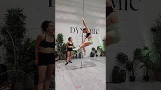 BREAKING DOWN AERIAL HANDSPRING TO PREPARE THE BODY!  #polefitness #polegoals
