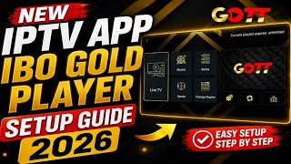 IBO Gold Login Help | Complete IBO Gold Setup & Login Tutorial 2026 screenshot 1