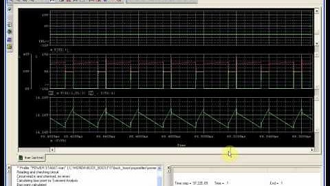 Buck Boost Converter Simulation using PSpice