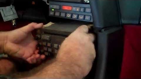 Chevrolet Corvette Bose C4 Stereo - Head Unit Removal = Car Stereo HELP