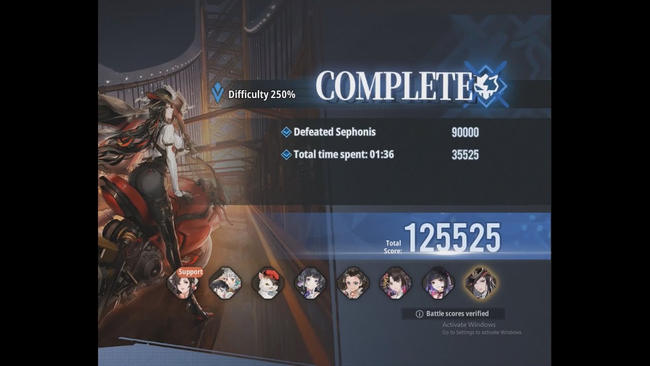 Ash Echoes - SIMULATION RAID 250% (125k score) - YouTube