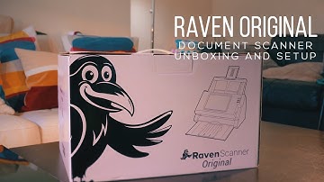 Raven Original Document Scanner Unboxing & Setup