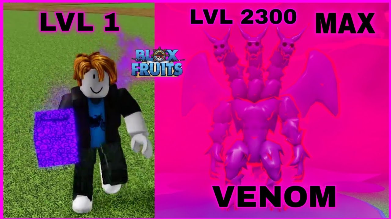 Blox Fruits] Lvl 2300 - Dragon, Soul, Venom