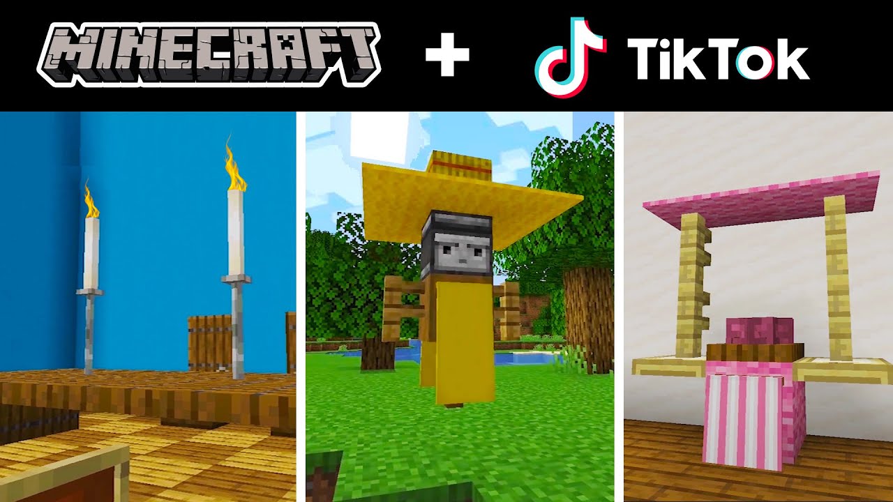 vídeo de tik tok minecraft