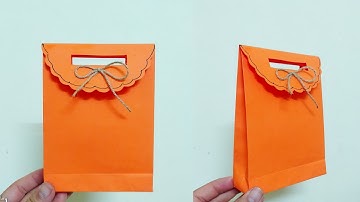 DIY | Cách làm TÚI GIẤY gói hàng siêu dễ | Tự làm túi gói quà tại nhà | Paper bag | Haan channel