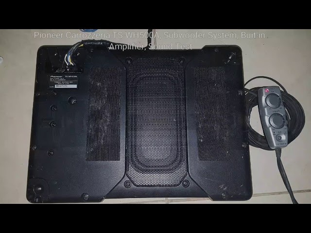 Inside Pioneer Carrozzeria TS-WH500A, Subwoofer, HVT Tech., Buit