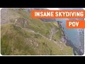 Wingsuit BASE Jump POV | To Infinity And Beyond