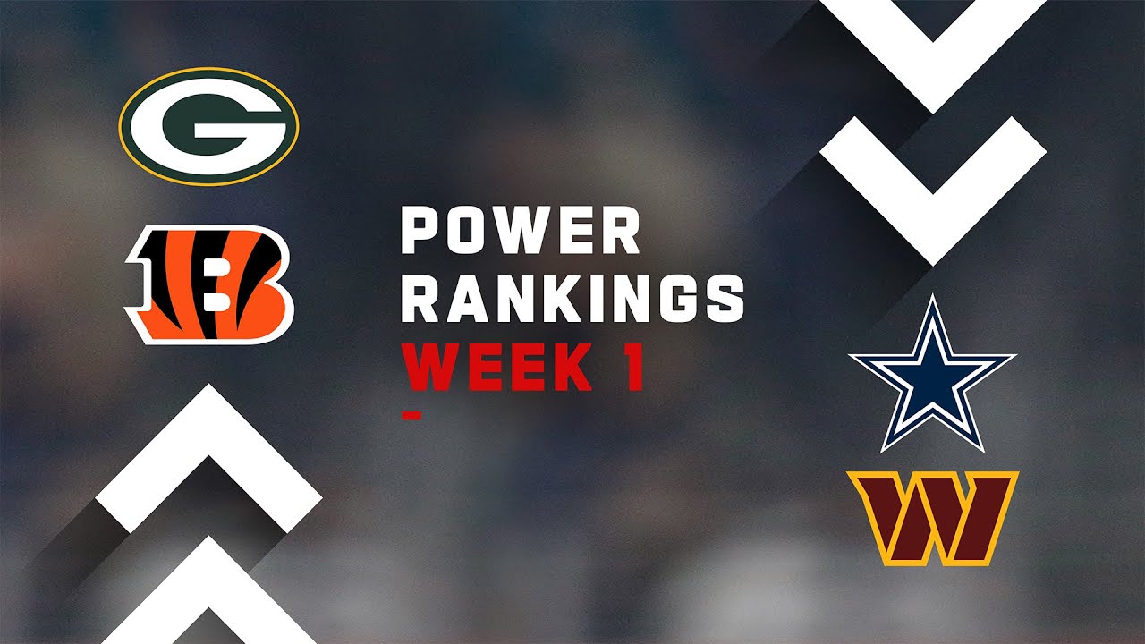 Week 1 NFL Power Rankings: Packers Rise, Commanders & Cowboys Slip