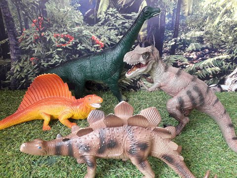 Parque do T-REX  Herbie, o Herbívoro - Dinossauro que come plantas 