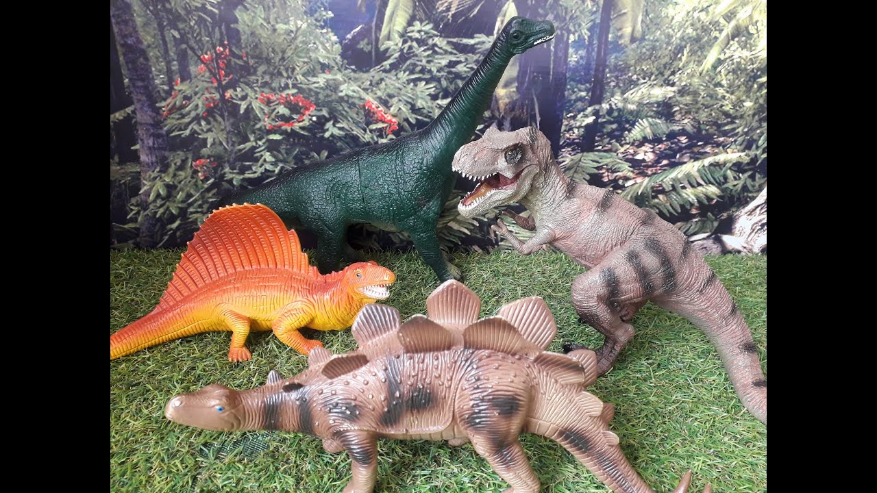 Parque do T-REX  Herbie, o Herbívoro - Dinossauro que come plantas 