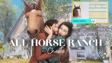 Sims 4 Horse Ranch Cheats: Maxing Out ALL Skills | Complete Tutorial