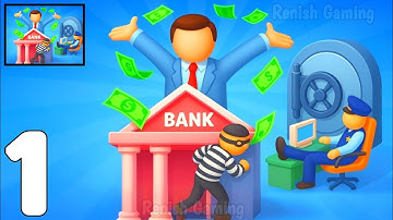 Banks of US - Gameplay Walkthrough Part 1 - Manage Cash Win Big Time (Android, iOS)