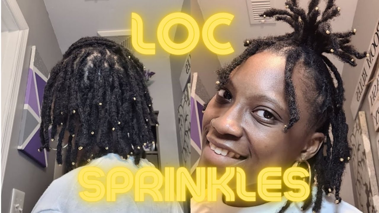 Lock Sprinkles, Loc Sprinkles Beads, DIY Loc Sprinkles