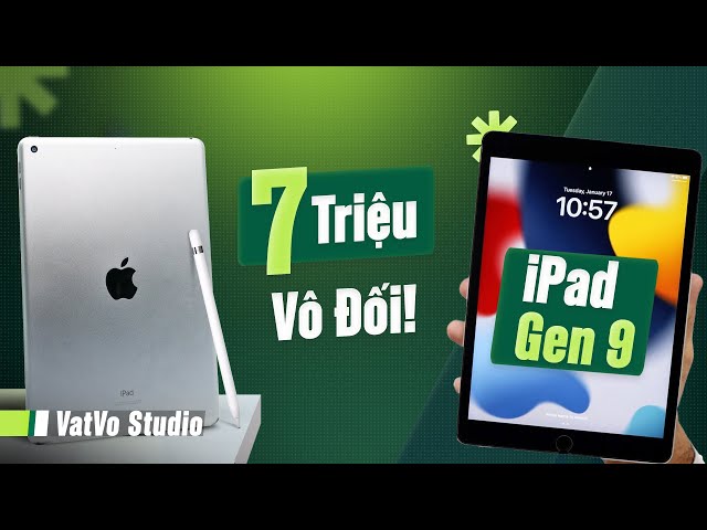 Chỉ 7 triệu, iPad Gen 9 có gì vượt trội so với 7 mẫu tablet Android cùng giá?