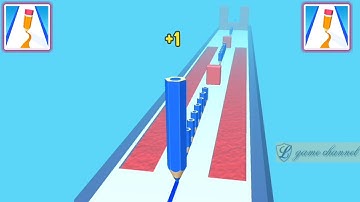 MAX LEVELS Color Pencil Run 💥🏆: All Levels Gameplay Walkthrough Android,ios Color Pencil Run Games