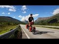 Solo cycling in scandinavia  norway  sweden bicycle touring pro documentary