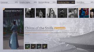 Chirps of the Strife | Wandering Tales | Imperial Service Part 1 | Where Winds Meet Chirps of the Strife | Wandering Tales | Imperial Service Part 1 | Where Winds Meet