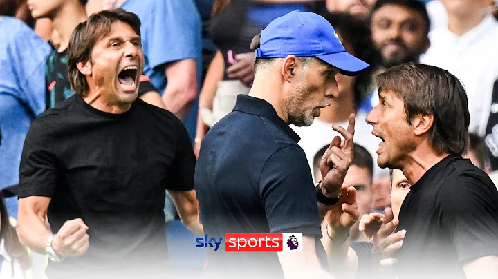 UNREAL SCENES! Tuchel and Conte SQUARE OFF at full...