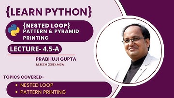 Top 5 Python Nested Loop Examples | Left Triangle, Right Triangle Printing, Pattern Printing