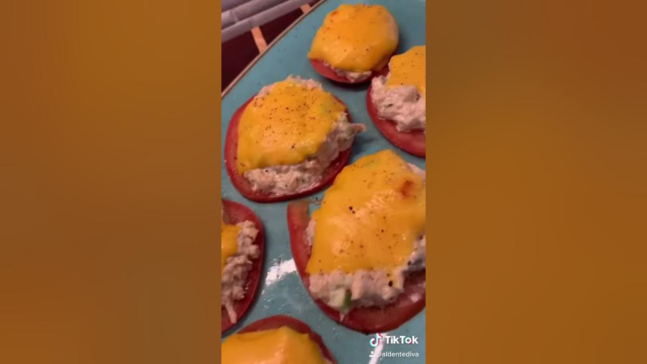 Mini Tuna Melts One Minute Tik Tok Recipe YouTube