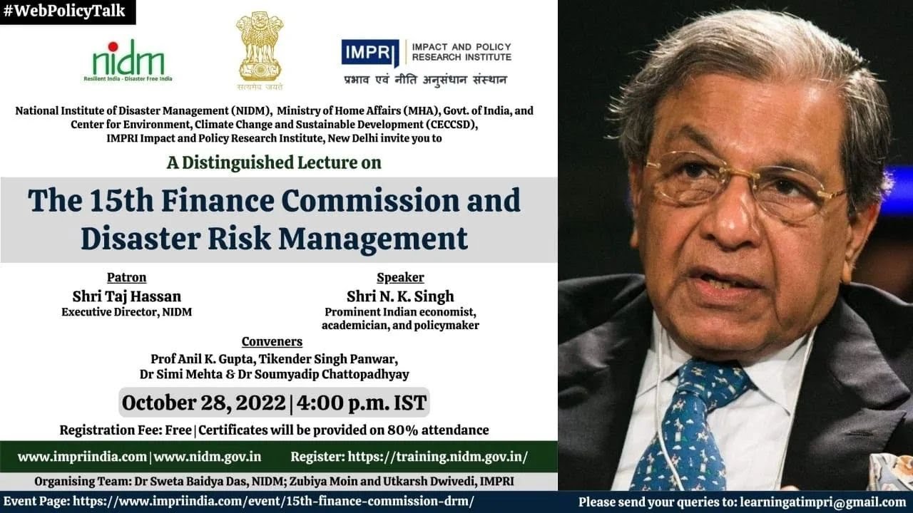 the-15th-finance-commission-disaster-risk-management-shri-n-k-singh