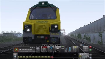 TRAIN SIMULATOR- HOW TO DRIVE THE ENGLISH CLASS 70 (POWERHAUL)