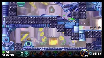 PS3 Lemmings Trial Level - Teach me Digger and Miner