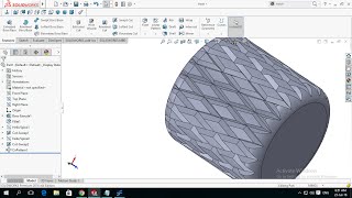 SolidWorks Tutorial Knurling Surface in SolidWorks
