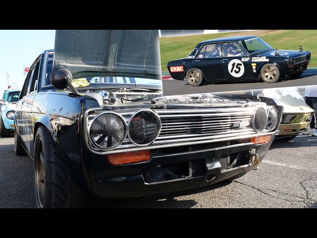 1/24 アシェット 国産名車 ブルーバード 510 旧車 改造車 カスタムカー NISSAN 510 ブルーバード1800改【Cars and】JCCA筑波エンデュランス