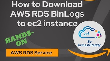 What is mysql BinLog and How to download binlog from Amazon / AWS RDS