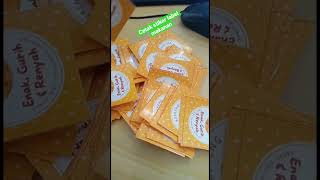 Cetak label stiker makanan di pekanbaru #percetakan #pekanbaru #stiker #label