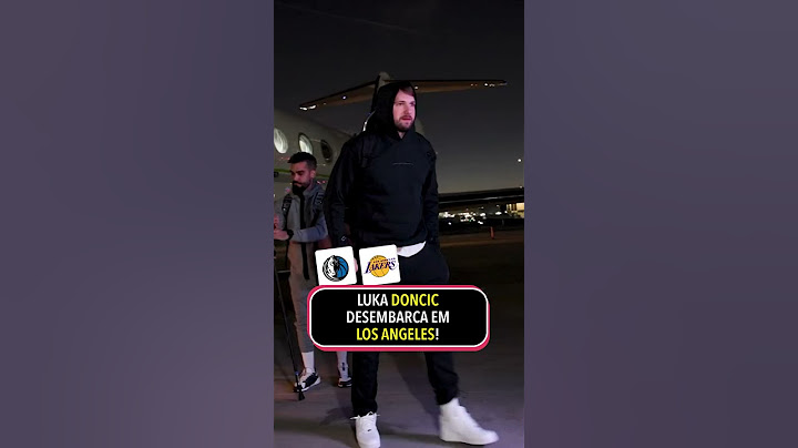 LUKA DONCIC desembarcou em LOS ANGELES nesta madrugada ✈️🏀 #shorts