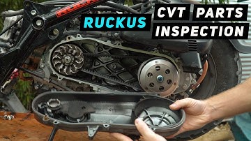 Honda Ruckus / Zoomer - CVT parts inspection (belt, rollers, clutch) Mitch