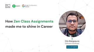 Om Balapaure| How I learned several topics in Full Stack Development |Zen Success Stories