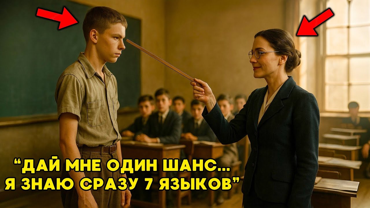 «ЗАТКНИСЬ, НЕГРАМОТНЫЙ!» Закричала Учительница. И Мальчик-Еврей Заговорил На 7 Языках У Всего Класса