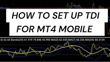 TDI Indicator Mt4 Mobile Set Up