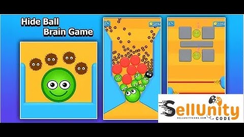 Hide Ball Brain Teaser 3D Game Unity Source Code- Sellunitycode